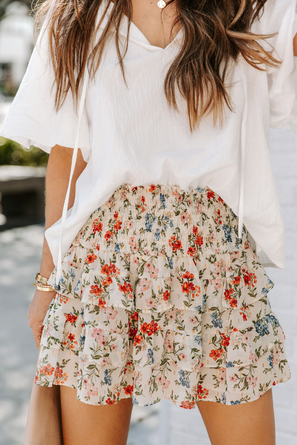 Becky Floral Skirt