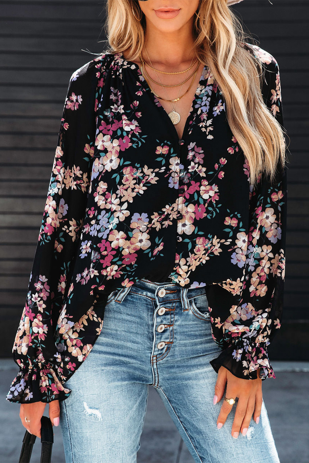 Wildflower Chiffon Top