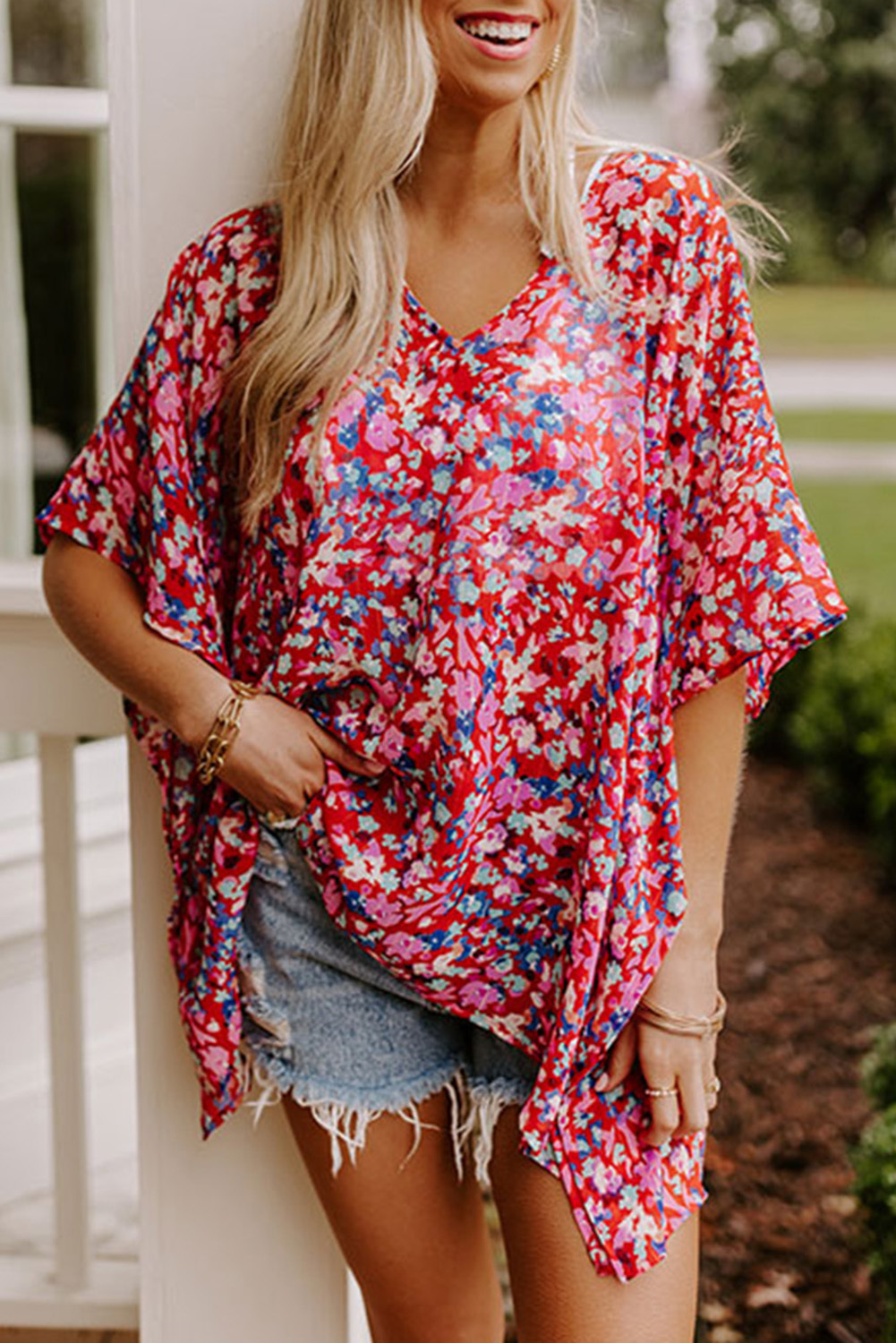 Oversized Tunic Blouse