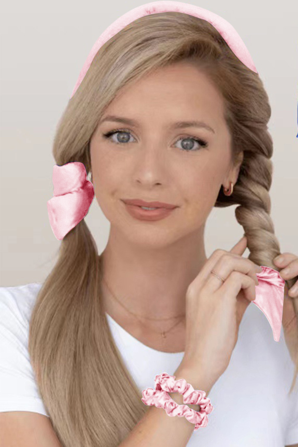 Satin Curling Headband