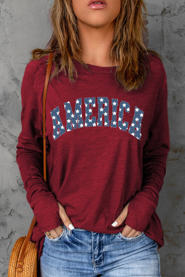 America Thumbhole Pullover