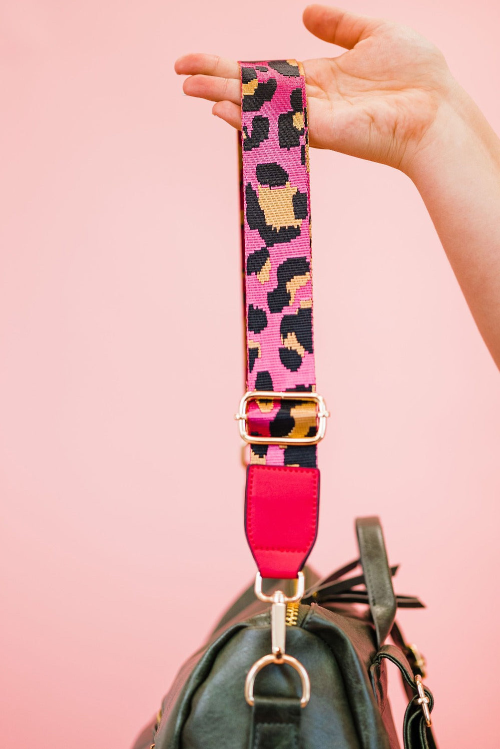 Pink Leopard Strap